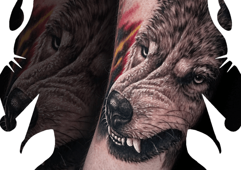 angry wolf tätowierungen