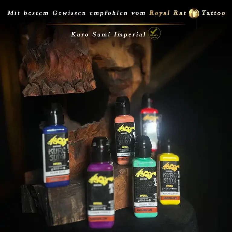 Kuro Sumi Imperial Tattoo Ink – hochwertige Tattoo-Farben bei Royal Rat Tattoo, Denkendorf